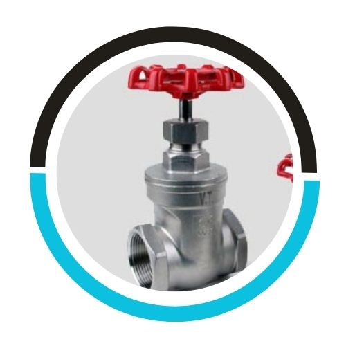 ASME SA 351 Grade CF8m Gate Valve in UAE