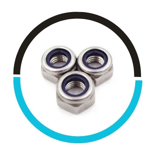 Nyloc Flange Nuts