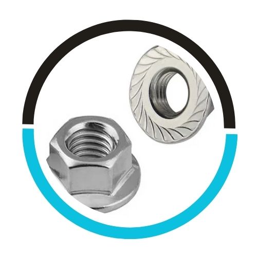 Serrated Flange Lock Nuts in UAE