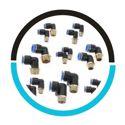 Stainless Steel Crimp Pneumatic Fittings in UAE